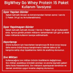 BigJoy BigWhey Go Whey Protein Tozu 15 Paket