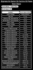 Bigjoy Big Mass +GH Factors Go 5000 Gr 50 Saşe Karbonhidrat
