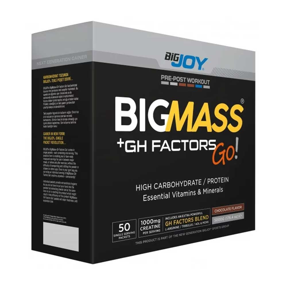 Bigjoy Big Mass +GH Factors Go 5000 Gr 50 Saşe Karbonhidrat