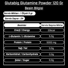 BigJoy Glutabig Glutamine Powder 120 Gr
