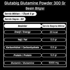 BigJoy Glutabig Glutamine Powder 300 Gr Aromasız