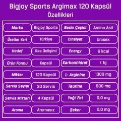 BigJoy Argimax 120 Kapsül