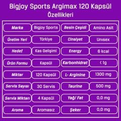 Bigjoy Argimax 120 Kapsül