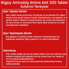 Bigjoy Aminobig Amino Asit 330 Tablet
