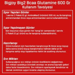 Bigjoy Big2 Bcaa Glutamine 600 Gr