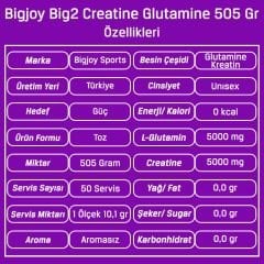Bigjoy Big2 Creatine + Glutamine 505 Gr