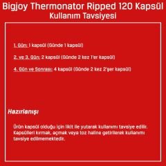 Bigjoy Thermonator Ripped Bitkisel Kapsül 120