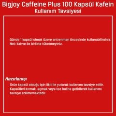 Bigjoy Caffeine Plus 100 Kapsül