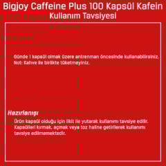 Bigjoy Caffeine Plus 100 Kapsül