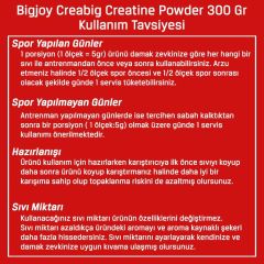 Bigjoy CreaBig Powder Aromasız 300 Gr