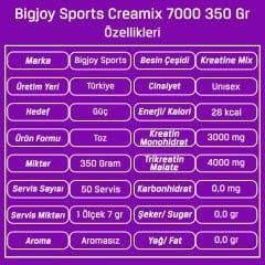 Bigjoy Creamix 7000 350 Gr  Tri-Kreatin Malat