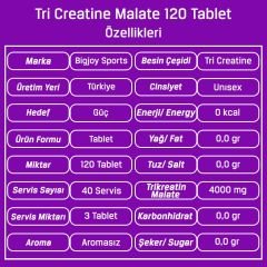 Bigjoy Tri Creatine Malate 120 Tablet