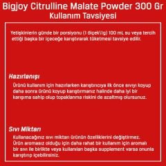 Bigjoy Citrulline Malate Powder 300 Gr