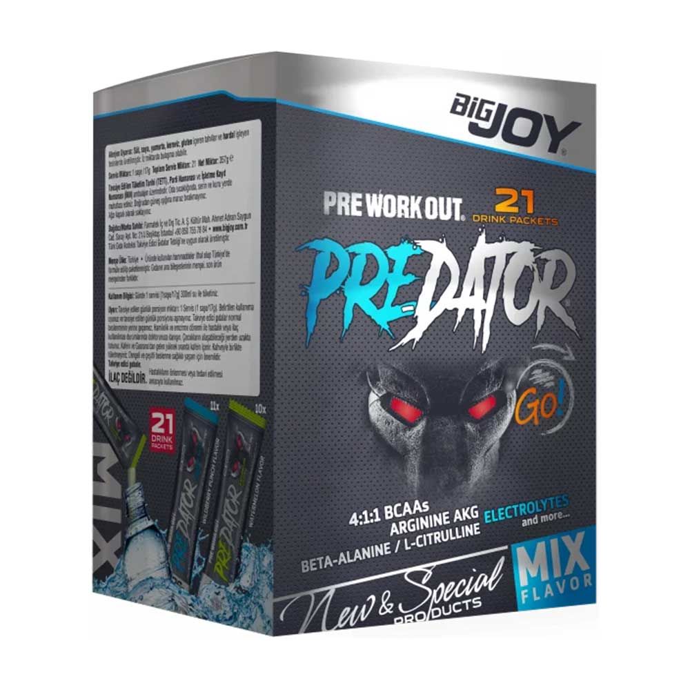 Bigjoy Predator Go 21 Paket Pre Workout