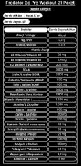 Bigjoy Predator Go 21 Paket Pre Workout