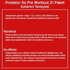 Bigjoy Predator Go 21 Paket Pre Workout