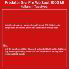Bigjoy Pre-Dator Shot 1000 mL Sıvı Predator Pre Workout