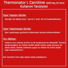 Bigjoy Thermonator L Carnitine 3000 Mg 20 Shot
