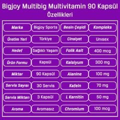 BigJoy Multibig Multivitamin 90 Kapsül