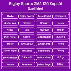 BigJoy ZMA 120 Kapsül