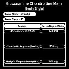 Bigjoy Glucosamine Chondroitin MSM 90 Tablet