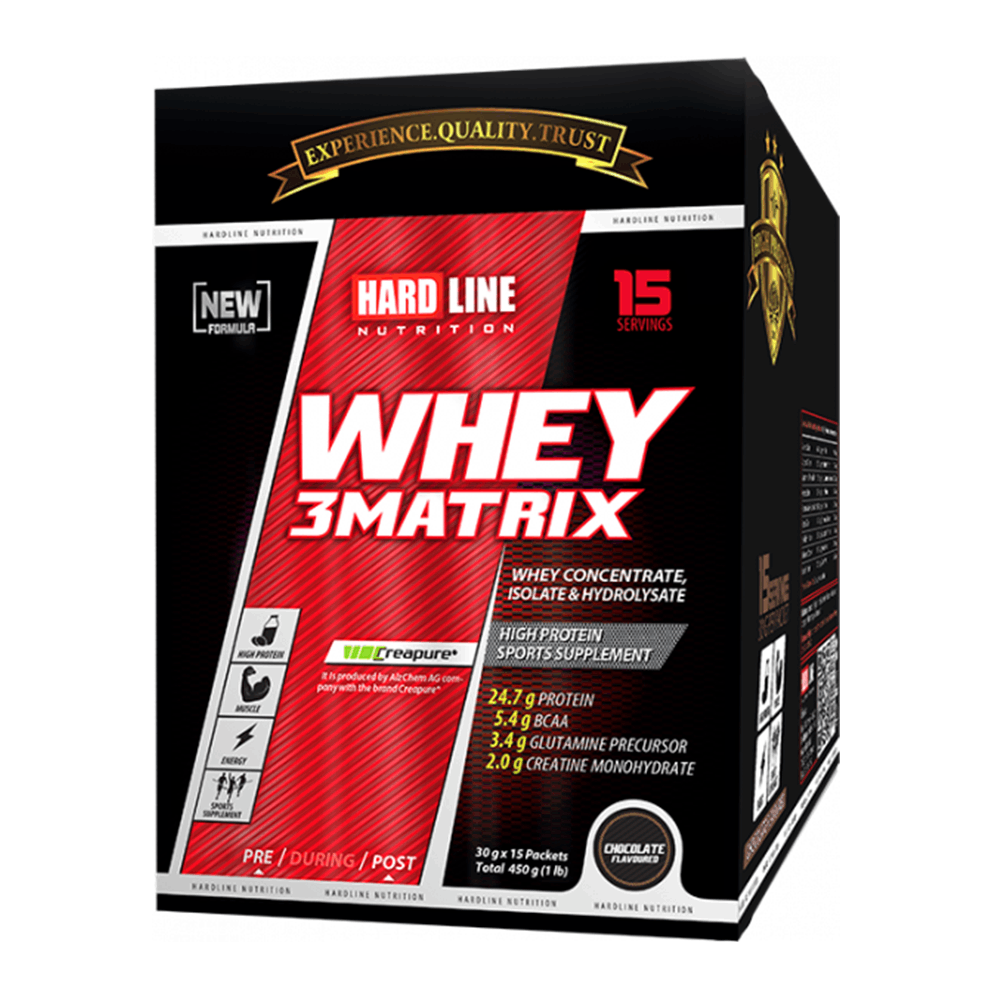 Hardline Whey 3 Matrix Protein Tozu 30 Gr 15 Paket