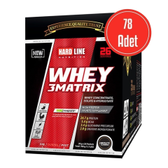 Hardline Whey 3 Matrix Protein Tozu 30 Gr 78 Paket