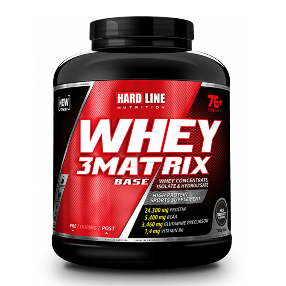 Hardline Whey 3 Matrix Base Protein Tozu 2300 Gr