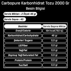 Hardline Carbopure Karbonhidrat Tozu 2000 Gr