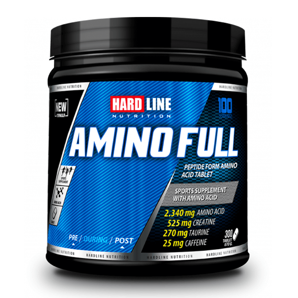 Hardline Amino Full 300 Tablet Kompleks Amino Asit