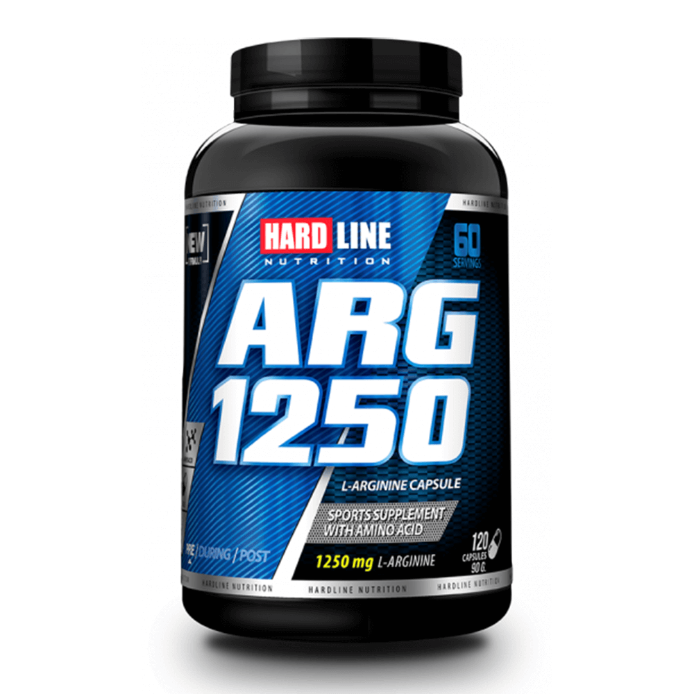 Hardline Arg Arginine 1250 120 Kapsül