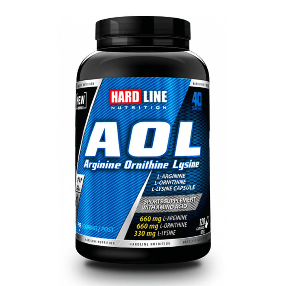 Hardline Aol 120 Kapsül Arjinin, Ornithin ve Lizin