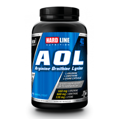 Hardline AOL 120 Kapsül Arjinin Ornitin Lizin