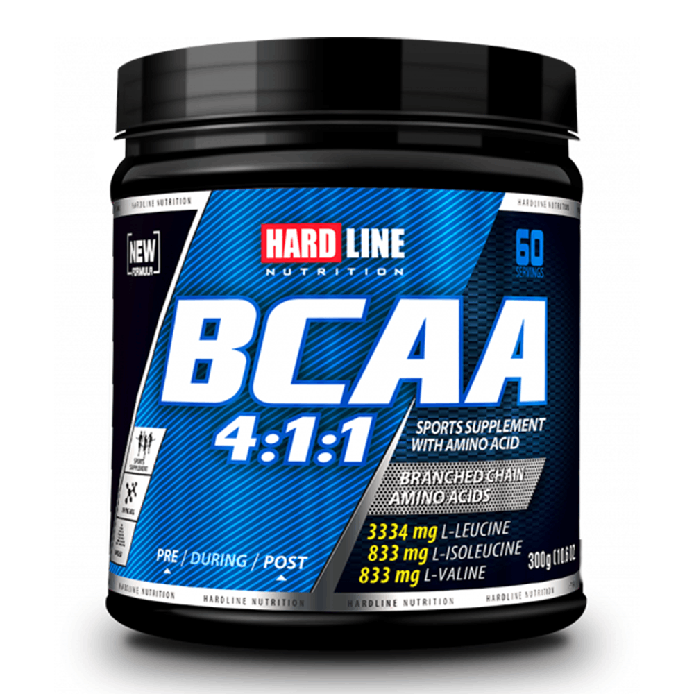 Hardline BCAA Powder 300 gr Aromasız 60 Servis