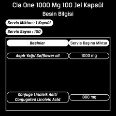Hardline CLA One 1000 Mg 100 Jel Kapsül