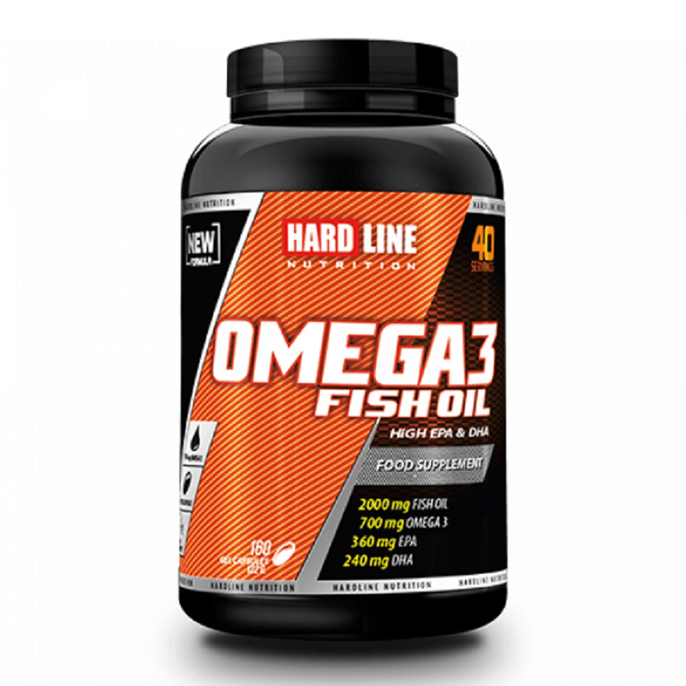 Hardline Balık Yağı Omega 3 160 Kapsül EPA DHA