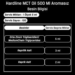 Hardline  MCT Oil 500 Ml Aromasız