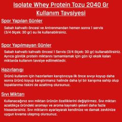 Bodymax Isolate Whey Protein Tozu 2040 Gr 68 Servis