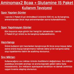 Bodymax Amino Max2 Bcaa Glutamine 12 Gr 15 Paket