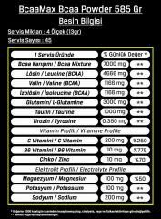 Bodymax BcaaMax Bcaa Powder 585 Gr 45 Servis