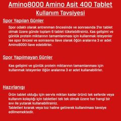 Bodymax Amino8000 400 Tablet Amino Asit Kompleksi