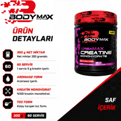 Bodymax Creamax Kreatin Monohidrat 300g Aromasız