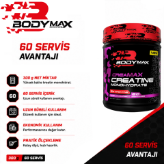 Bodymax Creamax Kreatin Monohidrat 300g Aromasız