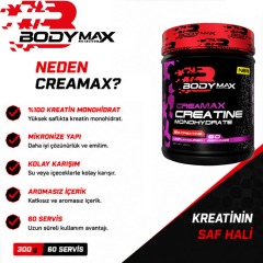 Bodymax Creamax Kreatin Monohidrat 300g Aromasız