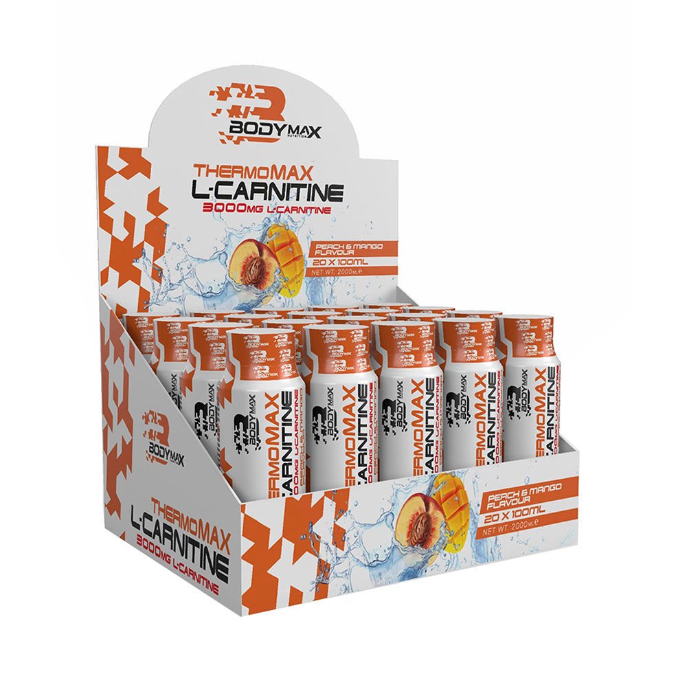 Bodymax Thermomax L-Karnitin 100ml x20 Shot Şeftali Mango