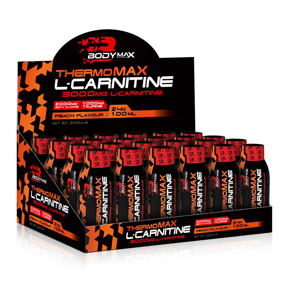 Bodymax Thermomax Şeftali Aromalı L-Karnitin 100ml x24