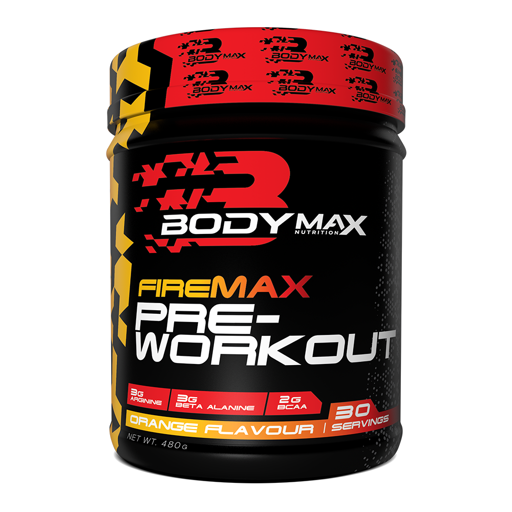 Bodymax FireMax Pre Workout 480g 30 Servis Portakallı