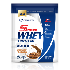 Powertech 5Power Whey Protein Tozu 30 Gr 72 Paket Mix