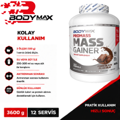 Bodymax Promass Mass Gainer 3600 Gr 30 Servis