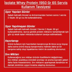 Bodymax Isolate Whey Protein 1950 Gr 65 Servis